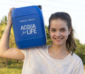 Giorgio Armani is transforming lives and empowering women with Acqua for Life